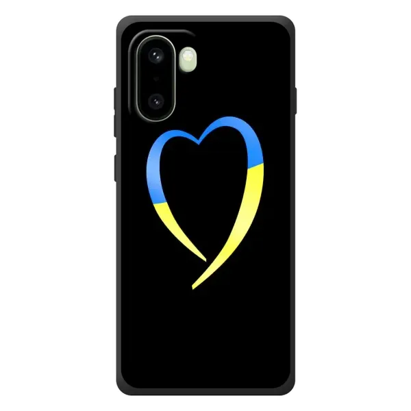Чехол с рисунком «Украинское сердце» для OnePlus 15R Чехол с рисунком «Украинское сердце» для OnePlus 15R