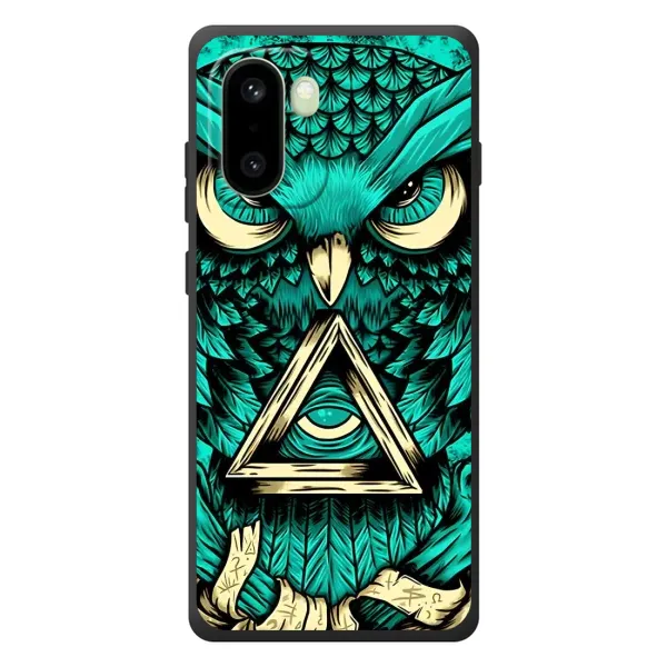 Чехол с рисунком «Зеленая сова» для OnePlus 15R Чехол с рисунком «Зеленая сова» для OnePlus 15R