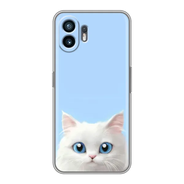 Чехол с рисунком «Белый кот» для OnePlus 15T Чехол с рисунком «Белый кот» для OnePlus 15T