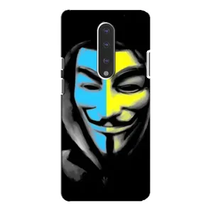 Чехол с Украинской символикой на ВанПлас 7 Про (Анонимус патриот)