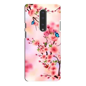 Чохол з картинкою Сакури на OnePlus 7 Pro (Метелики на сакурі)
