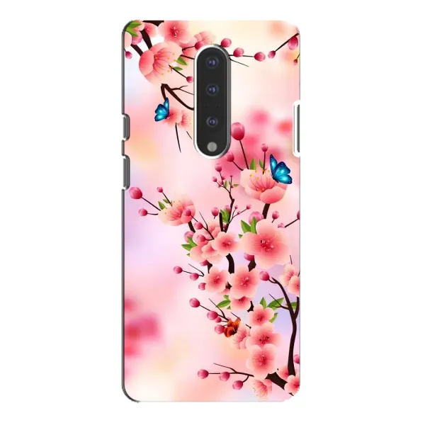 Чехол с рисунком «Бабочки на сакуре» для OnePlus 7 Pro Чехол с рисунком «Бабочки на сакуре» для OnePlus 7 Pro