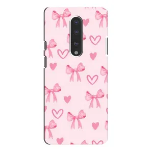 Чохол банти для OnePlus 7 Pro (Бантики і сердечки)