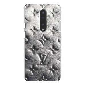 Текстурный Чехол Louis Vuitton для ВанПлас 7 Про (Бежевый ЛВ)