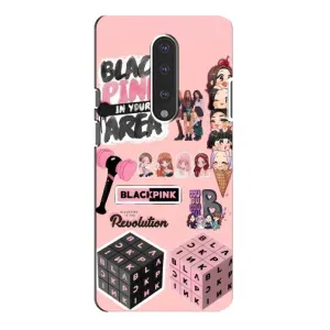 Чехлы с картинкой для OnePlus 7 Pro (BLACK PINK коллаж)