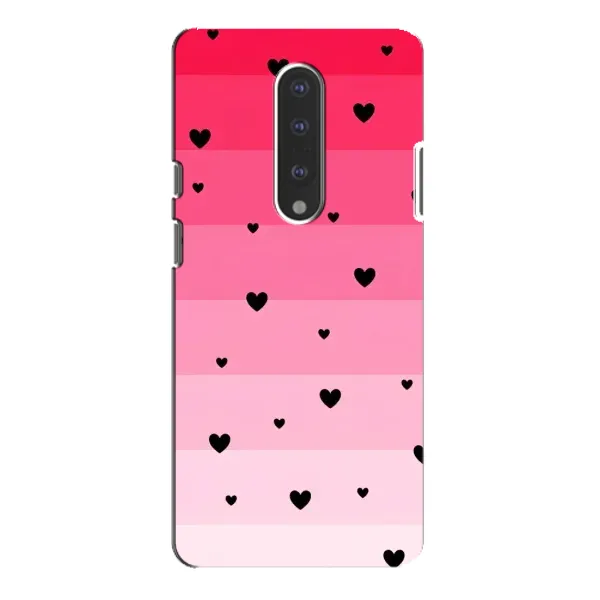 Чехол с рисунком «Чорные сердечки» для OnePlus 7 Pro Чехол с рисунком «Чорные сердечки» для OnePlus 7 Pro