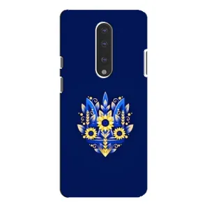 Чехол Укр Символика для OnePlus 7 Pro (Цветущий Герб)