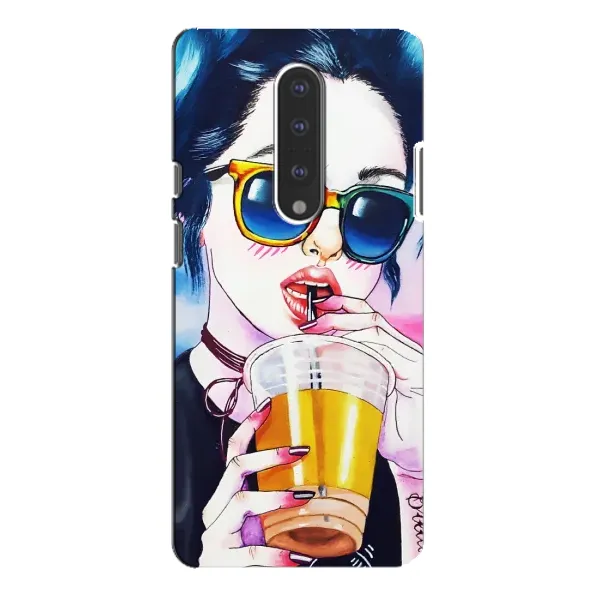 Чехол с рисунком «Девушка с коктейлем» для OnePlus 7 Pro Чехол с рисунком «Девушка с коктейлем» для OnePlus 7 Pro