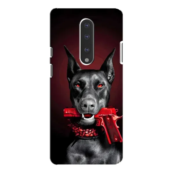 Чехол с рисунком «Доберман злой» для OnePlus 7 Pro