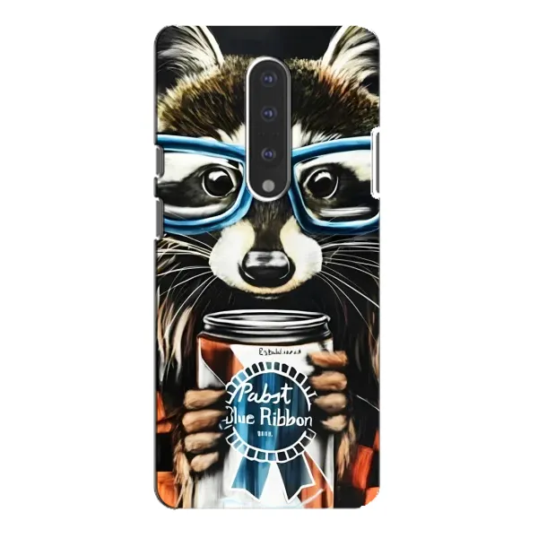 Чехол с рисунком «Енот в очках» для OnePlus 7 Pro Чехол с рисунком «Енот в очках» для OnePlus 7 Pro