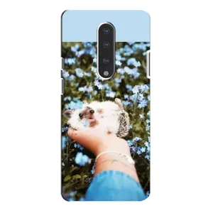 Чехлы с изображением разных животных для OnePlus 7 Pro (Ежик на руках)