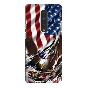 Чехол Флаг USA для OnePlus 7 Pro (Флаг USA)