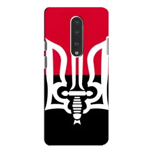 Чехлы УПА (Красно-Чёрный) на OnePlus 7 Pro (Герб Украины)