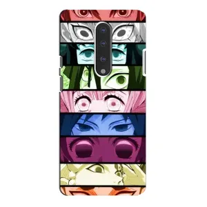 Силіконові чохлі з очіма Anime для ВанПлас 7 Про (Очі Хашира)