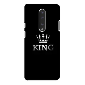 Чохол (Корона на чорному фоні) для ВанПлас 7 Про (KING)