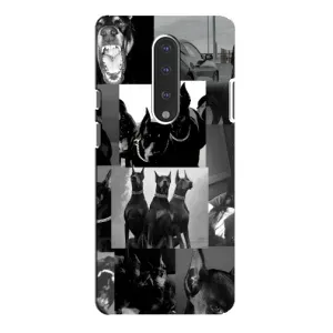 Чехол ДОБЕРМАН для OnePlus 7 Pro (Коллаж Доберман)