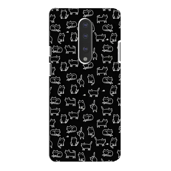 Чехол с рисунком «Котики на черном» для OnePlus 7 Pro Чехол с рисунком «Котики на черном» для OnePlus 7 Pro