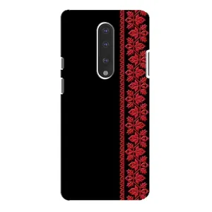 Силіконовый Чохол на OnePlus 7 Pro (Червона вишиванка)