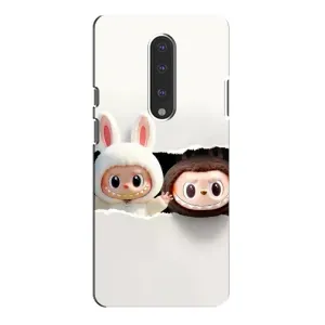 Чехол с принтом Лабубу для OnePlus 7 Pro (Фигурки Labubu)