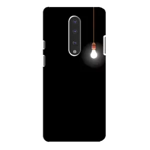 Чохол з картинками на чорному фоні для OnePlus 7 Pro (Лампочка)