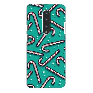 Силіконовий бампер на різдво для OnePlus 7 Pro (Льодяники)