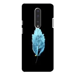 Чохол з картинками на чорному фоні для OnePlus 7 Pro (Листя)