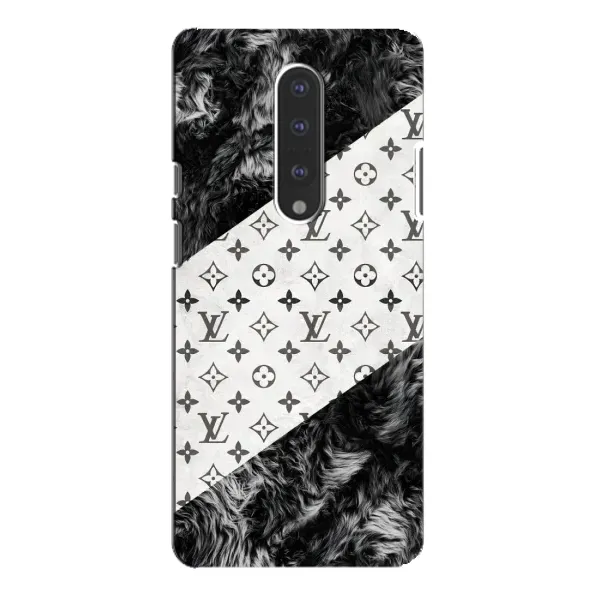 Чехол с рисунком «LV на белом» для OnePlus 7 Pro