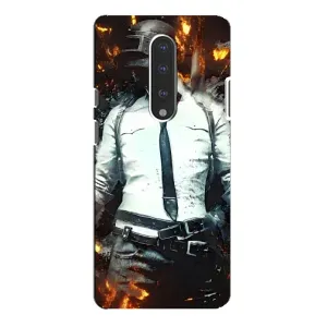 Чохол з картинкою "Герой Pubg" на OnePlus 7 Pro (Man Пубг)