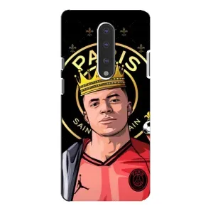 Чехол (TPU) с Футболистом на OnePlus 7 Pro (Mbappe King)
