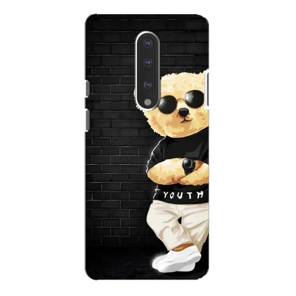 Чехол с рисунком «Мишка в очках» для OnePlus 7 Pro