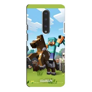 Чохли для OnePlus 7 Pro (Персонажі МайнКрафт) (На коні)