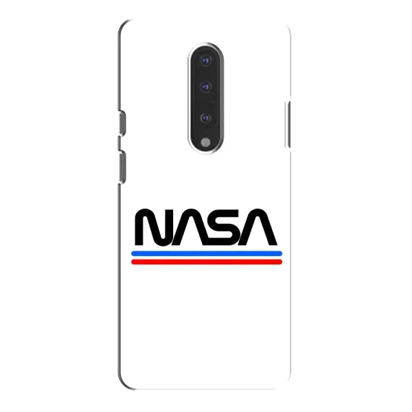 Чохол з малюнком «NASA на білому тлі» для OnePlus 7 Pro Чохол з малюнком «NASA на білому тлі» для OnePlus 7 Pro
