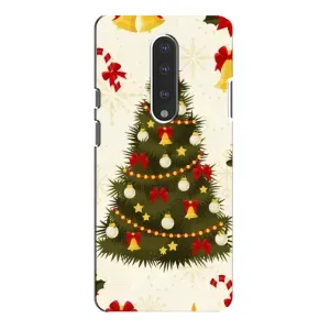 Чохол новорічна ялинка на OnePlus 7 Pro (Новорічний принт)