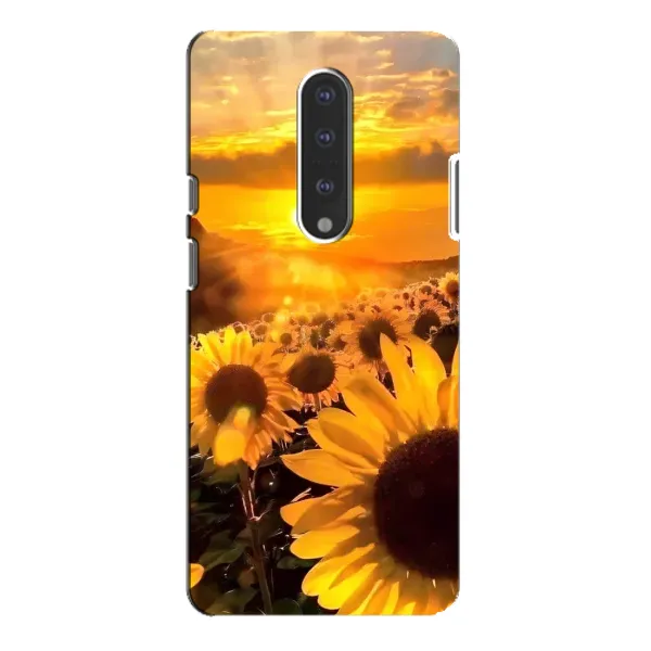 Чехол с рисунком «поле подсолнухов» для OnePlus 7 Pro