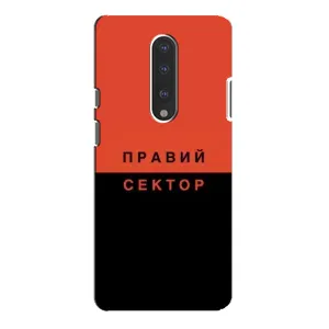 Чехлы УПА (Красно-Чёрный) на OnePlus 7 Pro (Правый Серктор)