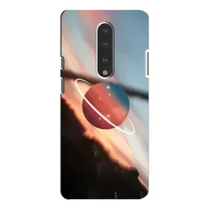 Чехол (ТПУ) с планетами на OnePlus 7 Pro (Сатурн)