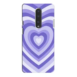 Чохли з тематикою "Маленькі Сердчеки" на OnePlus 7 Pro (Серце фіолет)