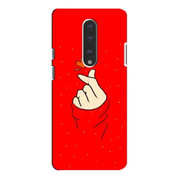 Чехол с рисунком «Сердце на красном» для OnePlus 7 Pro Чехол с рисунком «Сердце на красном» для OnePlus 7 Pro