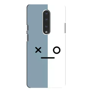 Чохли (ТПУ) (смішні стікери) для OnePlus 7 Pro (Сіро-білий)