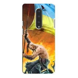Чехол с картинкой (Патриотический КОЗАК) на OnePlus 7 Pro (Сильный Козак)