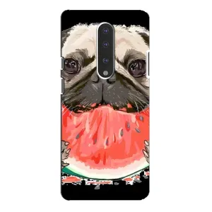 Чехол (ТПУ) Милые собачки для OnePlus 7 Pro (Смешной Мопс)