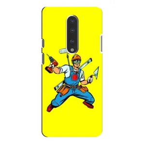 Силіконовий бампер (Працівники) на OnePlus 7 Pro (Будівельник)