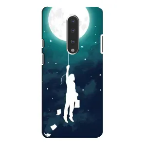 Чехол (ТПУ) с планетами на OnePlus 7 Pro (To The moon)