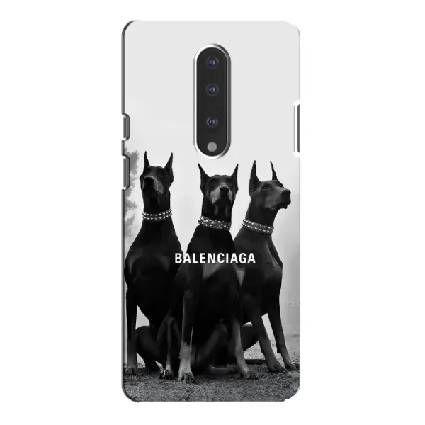 Чехол с рисунком «Три добермана» для OnePlus 7 Pro