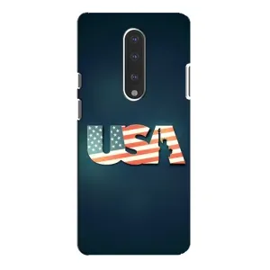 Чехол Флаг USA для OnePlus 7 Pro (USA)