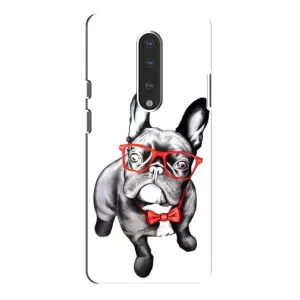 Бампер для OnePlus 7 Pro с картинкой "Песики" (В очках)