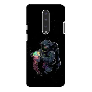 Силиконовый Чехол с принтом "Космонавты" на OnePlus 7 Pro (В руках земля)