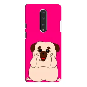 Чехол (ТПУ) Милые собачки для OnePlus 7 Pro (Веселый Мопсик)