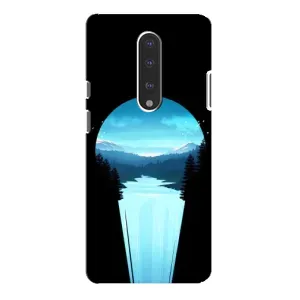 Летний Чехол на OnePlus 7 Pro (Синий Водопад)