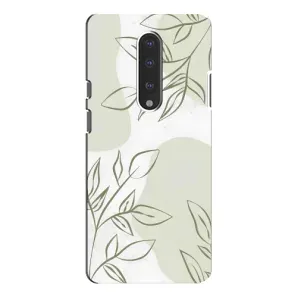 Чохол квітковий дизайн для OnePlus 7 Pro (Зелений дизайн)